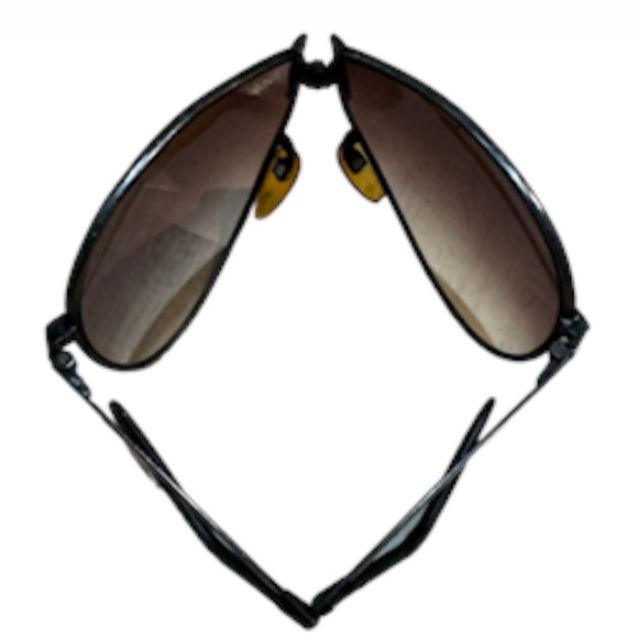 Ferrari Vintage Folding Black Aviator Sunglasses and Case , - Picture 3 of 5